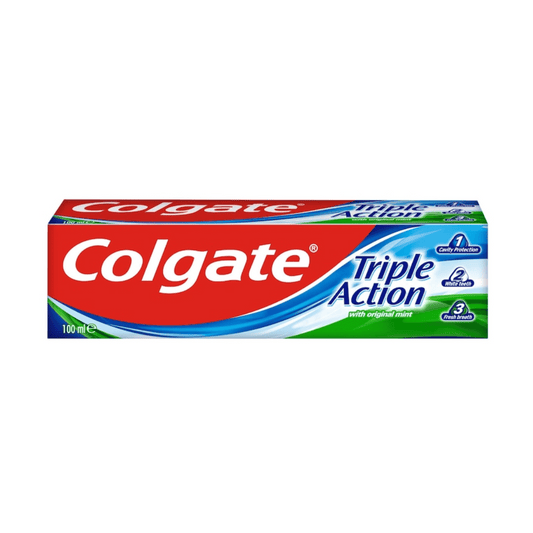 Pasta de dinti Colgate Triple Action, 100 ml