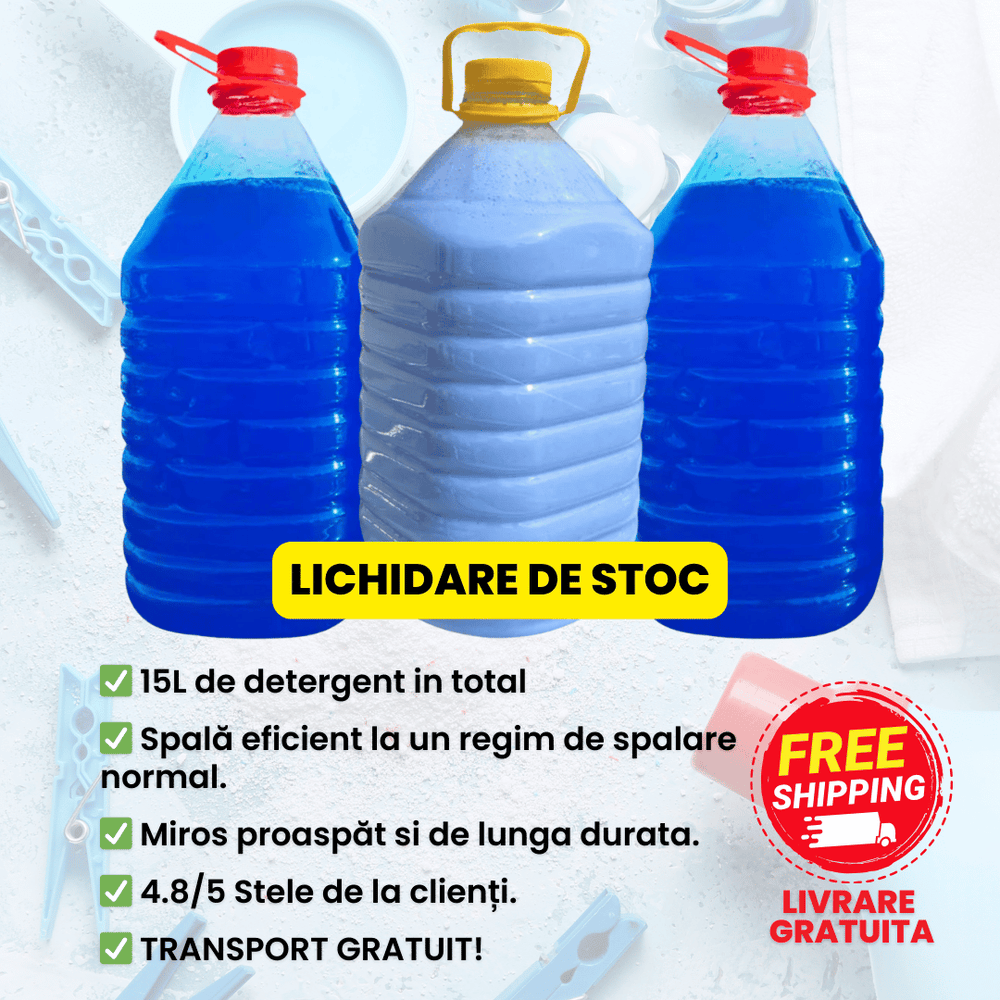 Pachetul cu 2x Detergent din Capsule Super Concentrat Miros Fresh + 1x Balsam Fresh