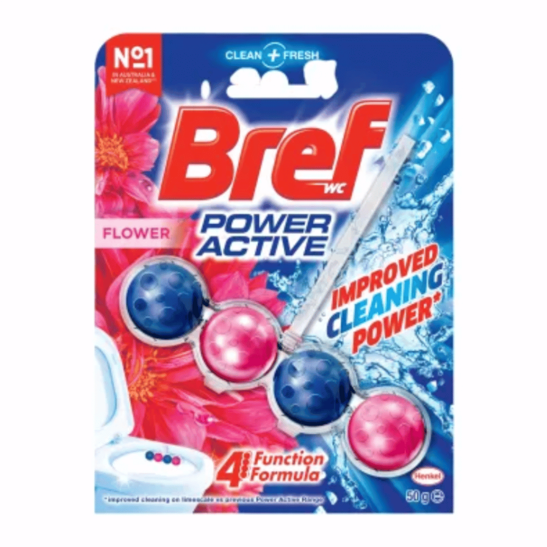 Bref Blue Aktiv Odorizant pentru Toaleta 50g Fresh Flowers