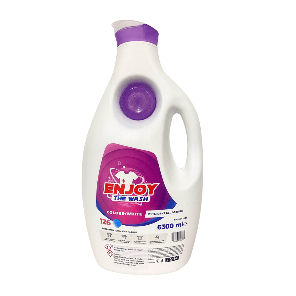 Detergent Lichid Enjoy The Wash Colors + White 6.3L