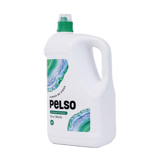 Detergent lichid rufe albe, Pelso White, 5L