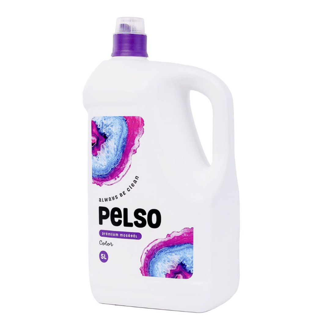 Detergent lichid rufe colorate, Pelso Color, 5L