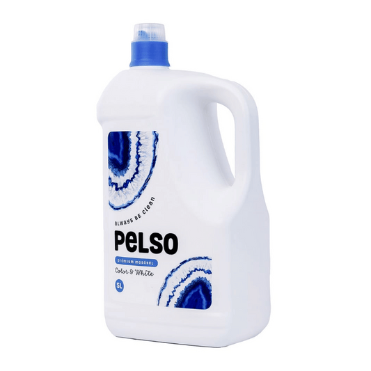 Detergent lichid rufe albe si colorate, Pelso Color & White, 5L