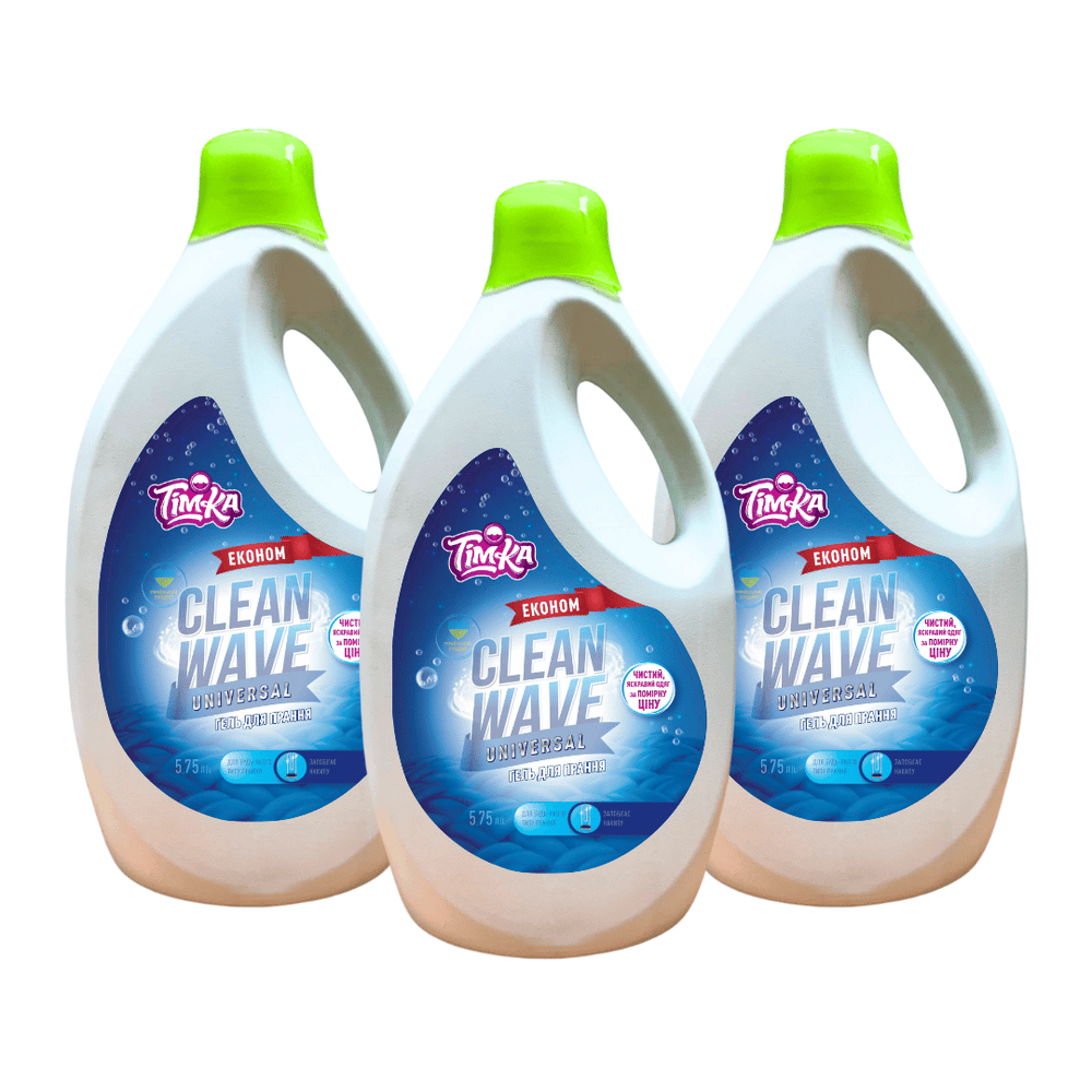 Pachetul cu 3x Clean Wave White Universal Timka 5.75L