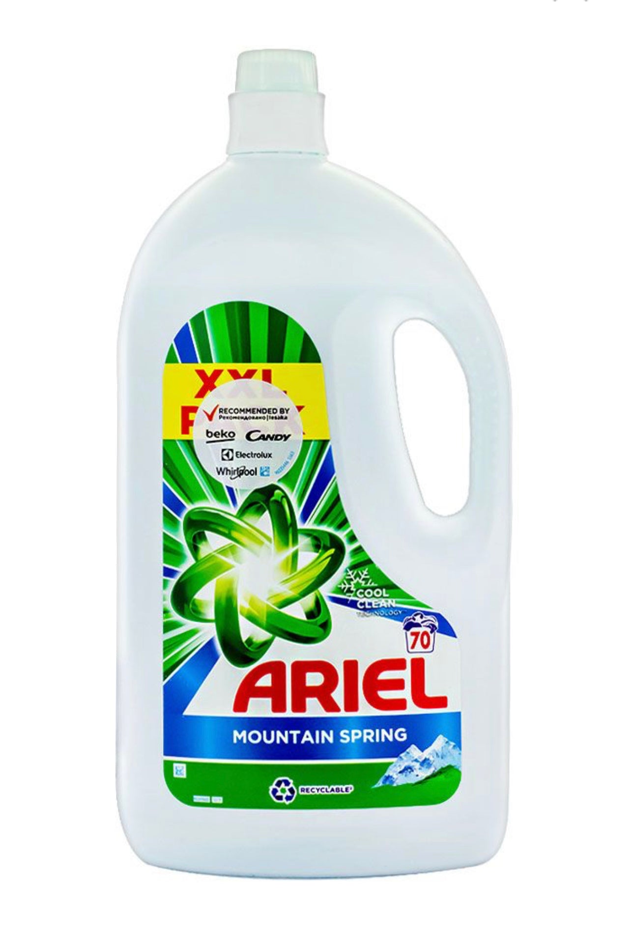 Ariel Detergent lichid 4 L 70 spalari Mountain Spring