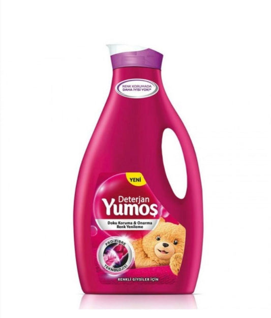 Detergent lichid pentru rufe/haine colorate 42 spalari, 2.52L - Yumos